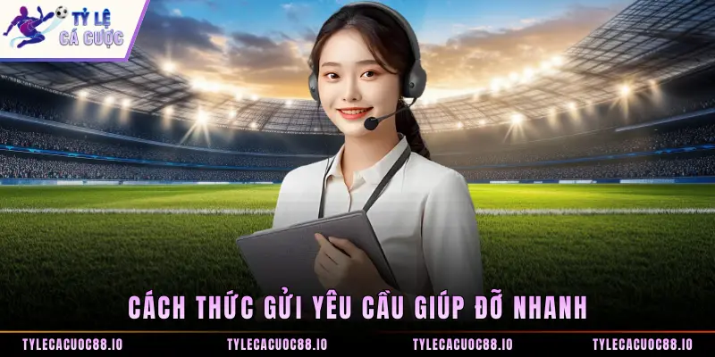 Cách thức gửi yêu cầu giúp đỡ nhanh