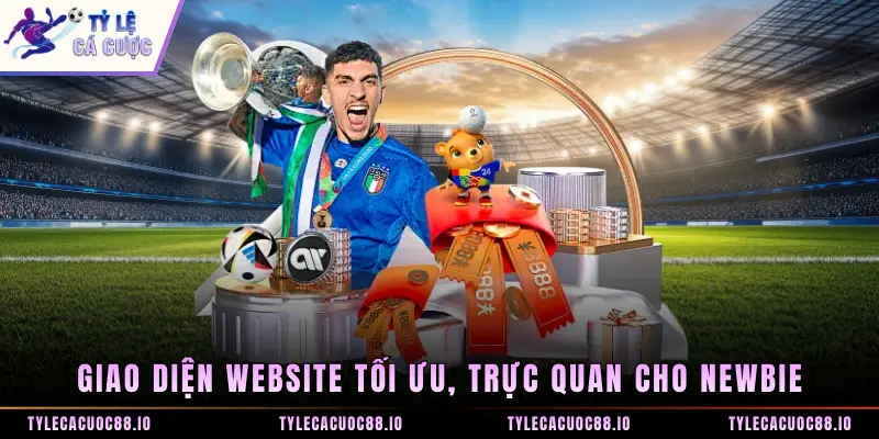 Giao diện website tối ưu, trực quan cho newbie
